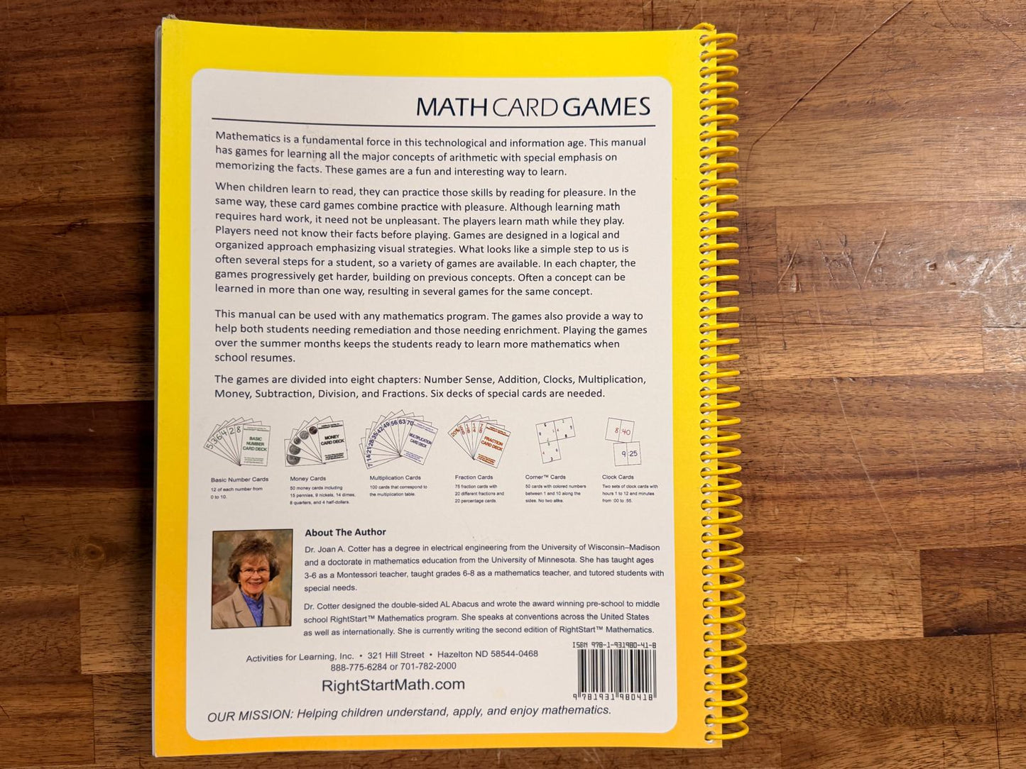 Right Start Math Card Games 5th Ed