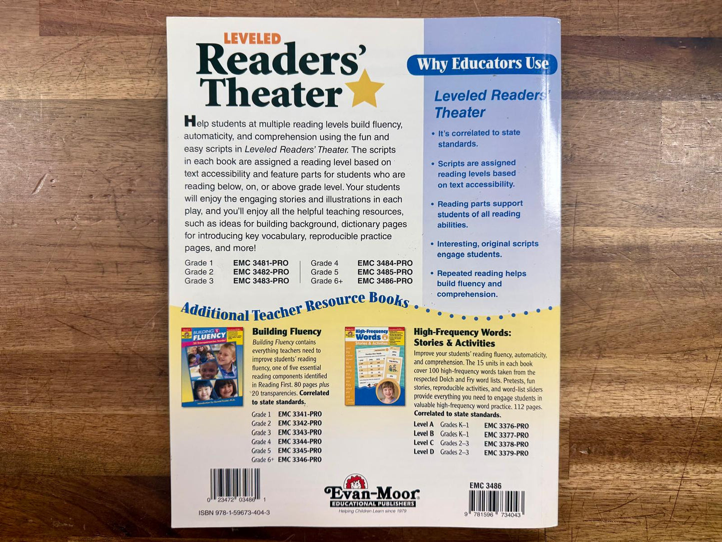 Evan-Moor Leveled Reader's Theater Grade 6+