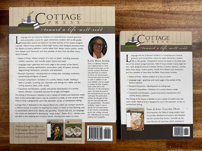 Cottage Press Fable & Song Teacher Guide + Student Book