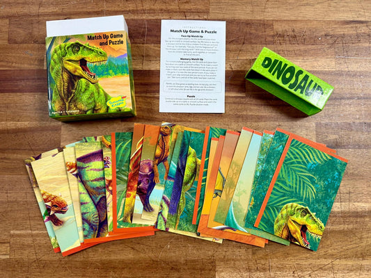 Dinosaur Match Up Game and Puzzle