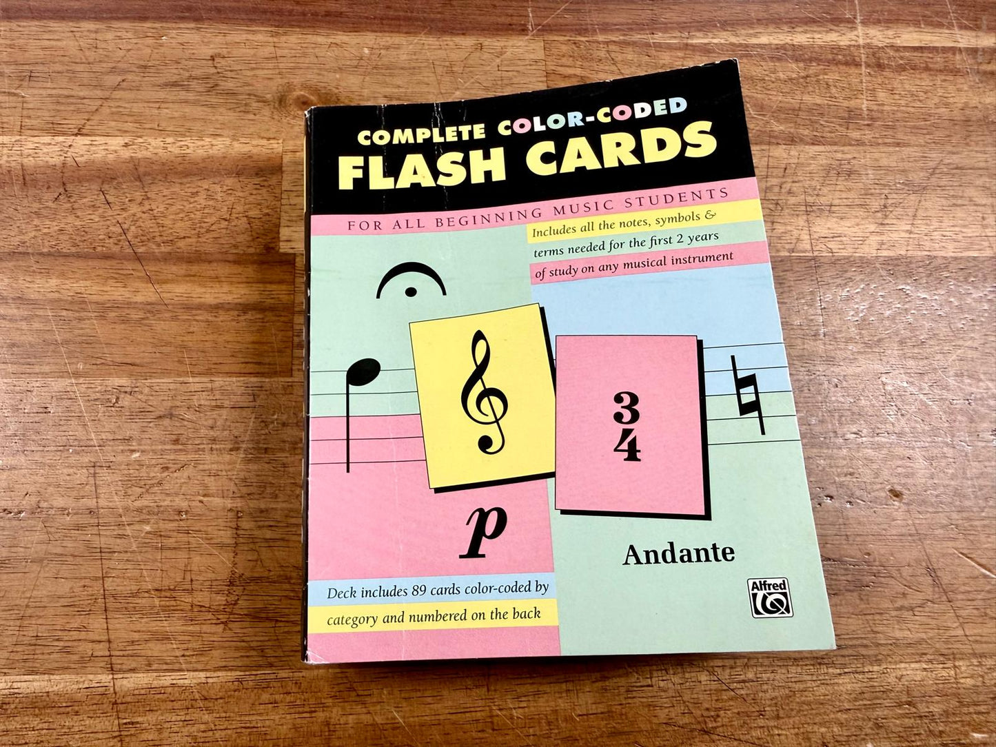 Alfred Music Complete Color-Coded Flash Cards - Missing #75