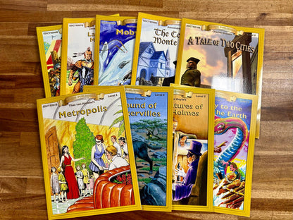 EDCON Level 5 Classics Illustrated Study Guides Set of 9