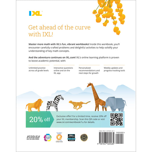 Ultimate Grade 1 Math Workbook (NEW)