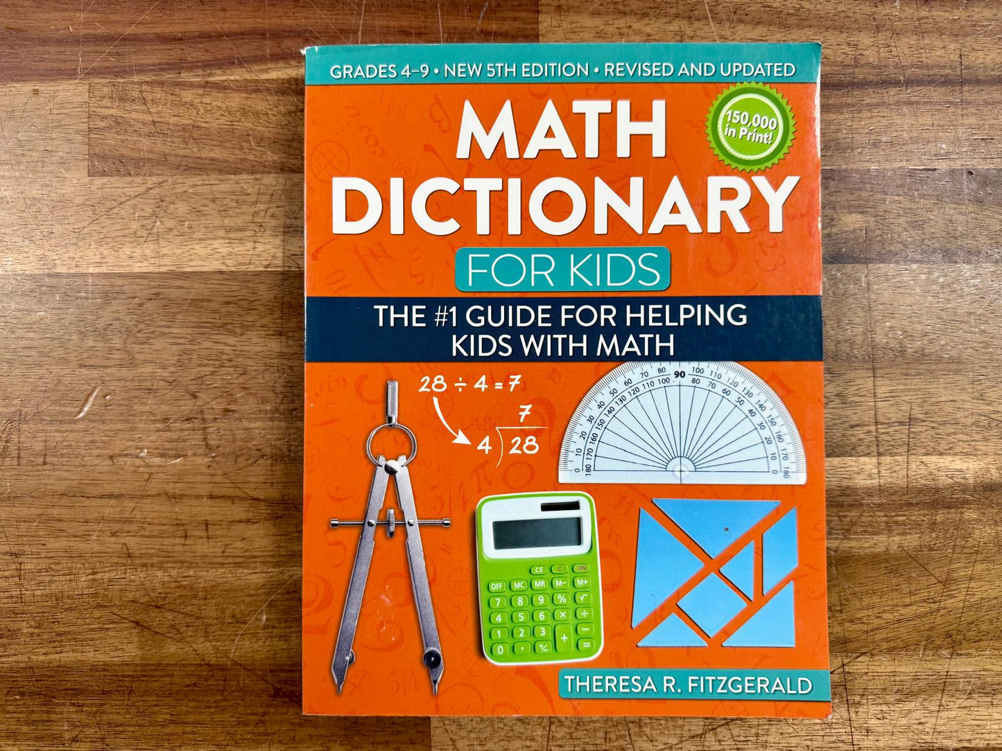 Math Dictionary for Kids: The #1 Guide... Grs 4-9, 5th Ed - Good