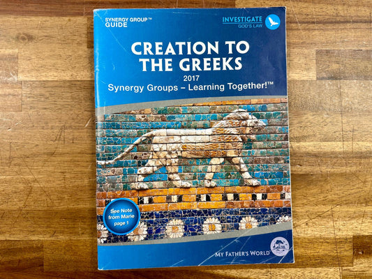 MFW Creation To The Greeks Synergy Group Guide 2017