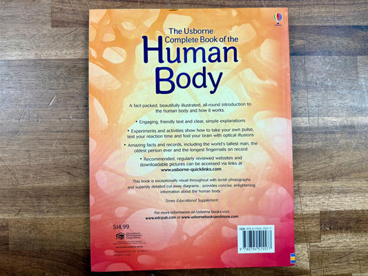 Usborne Complete Book of the Human Body Internet Linked - VG