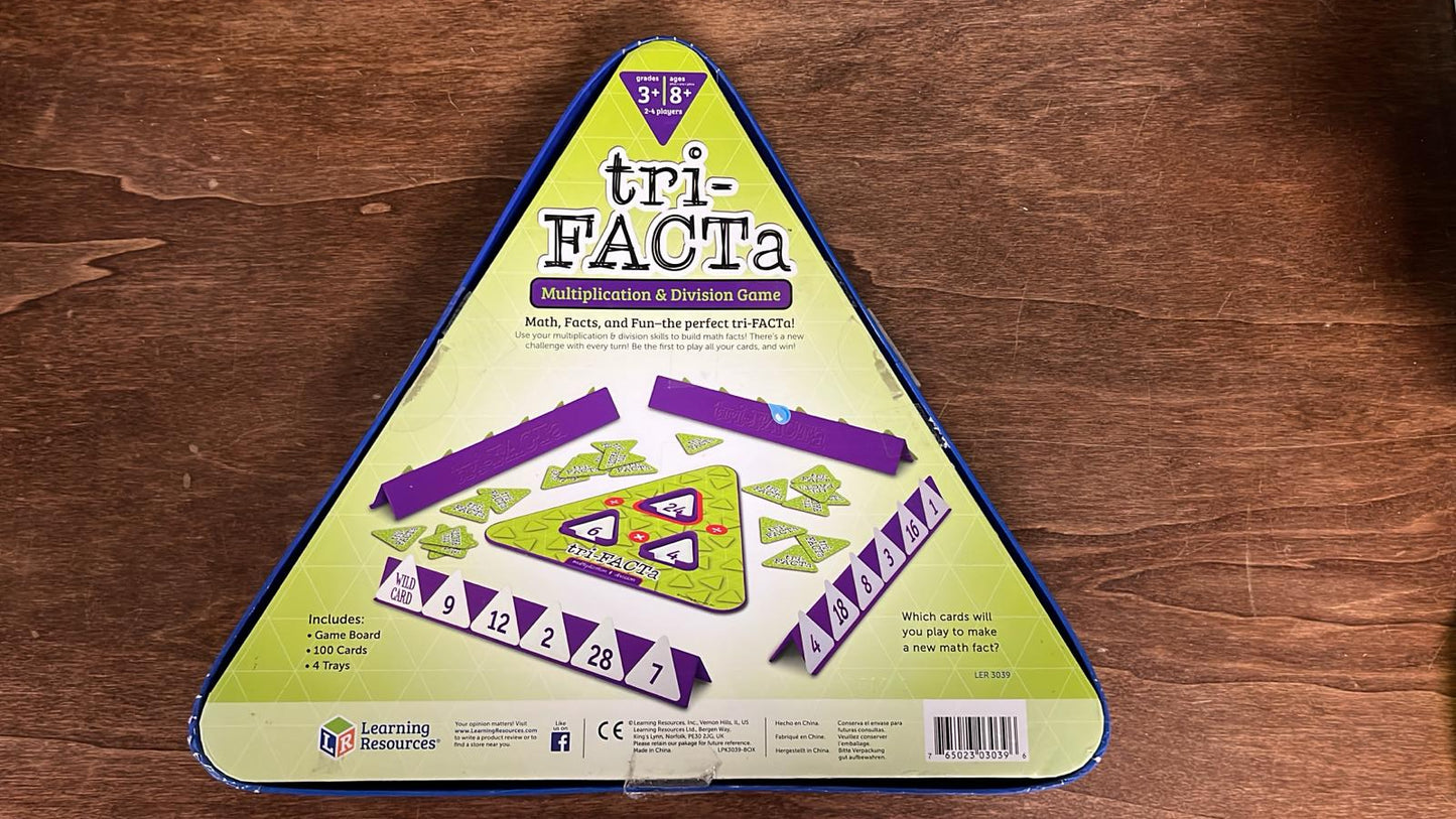 LR Tri-Facta Multiplication & Division Game