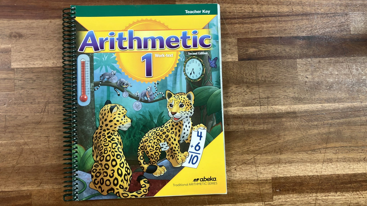 Abeka Arithmetic 1 Test&Speed Drill Key & WorkTxt Key