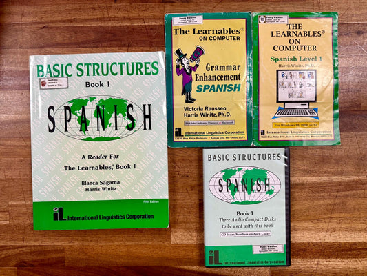 The Learnables SET - Books 1, 2, 3 (Txt,Rdrs,DVDs)