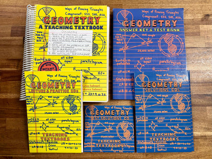 Teaching Textbook Geometry Complete Set - Good