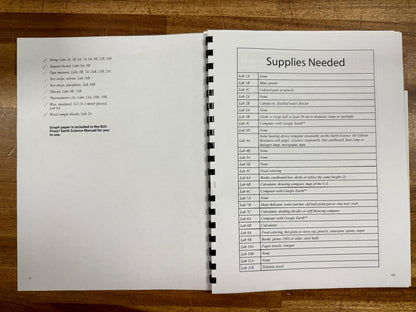 BJU Logos Science Lab Kit: Earth Science 4th Ed - Very Good