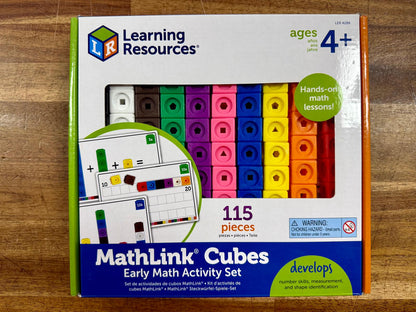 Learning Resources MathLink Cubes 115 pcs - Like New