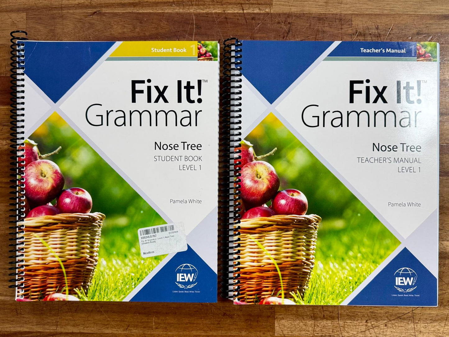 IEW Fix It Grammar Level 1 Student & Teacher SET - VG