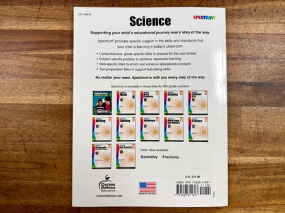 Spectrum Science Grade 5 Workbook - Good & Clean
