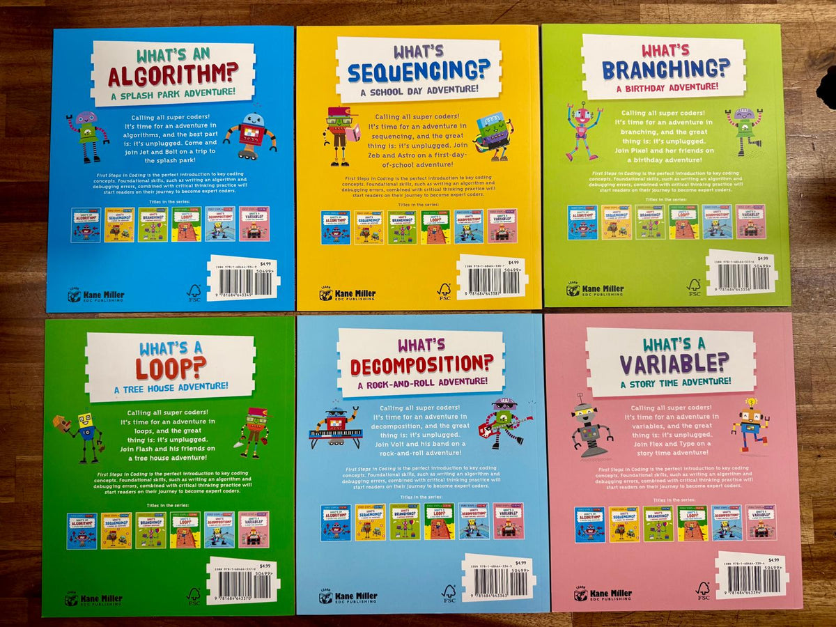 First Step In Coding First Steps in Coding Complete Set - 6-Book Bundle by Kane/Miller ...
