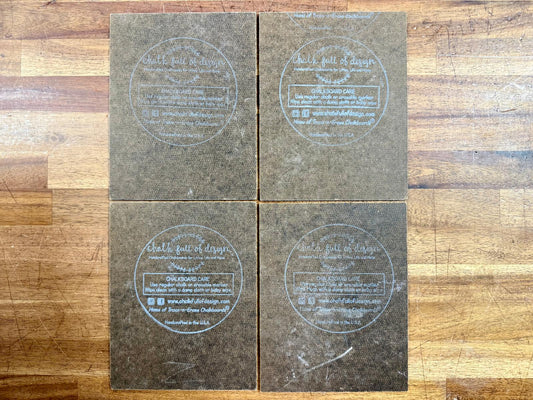 Chalk Full of Design Homeschool Tracing Chalkboards Set of 4
