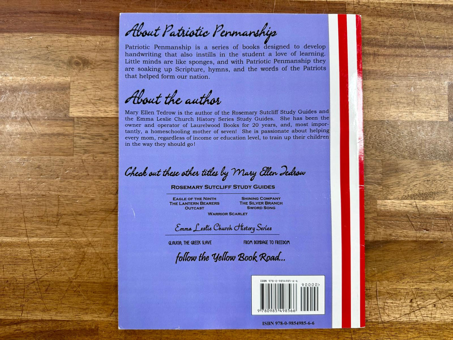 Patriotic Penmanship Grade 6 - Mary Tedrow - missing pgs 1-7