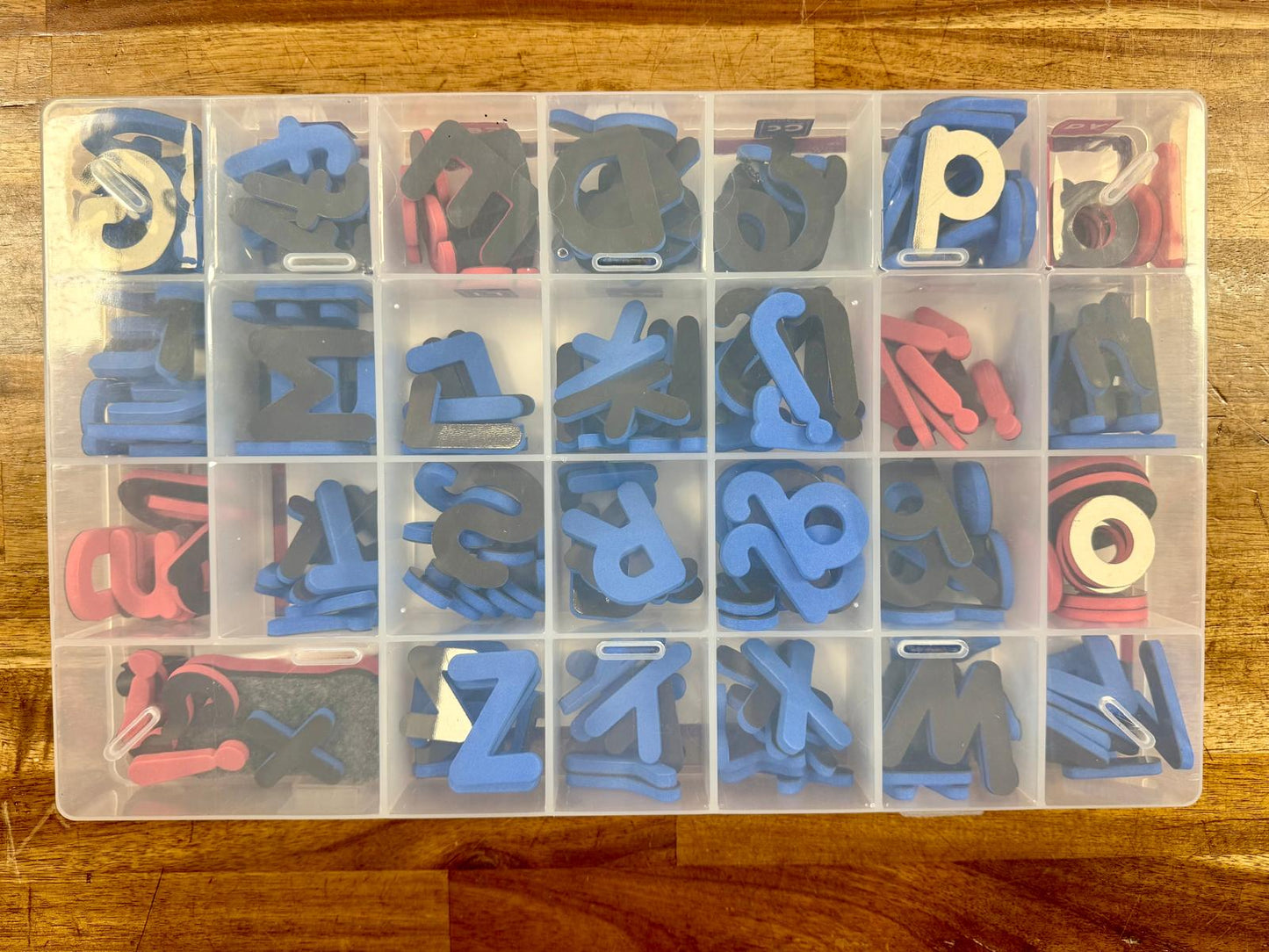 Magnetic Alphabet Letters Kit 240 pcs w. Board - Like New