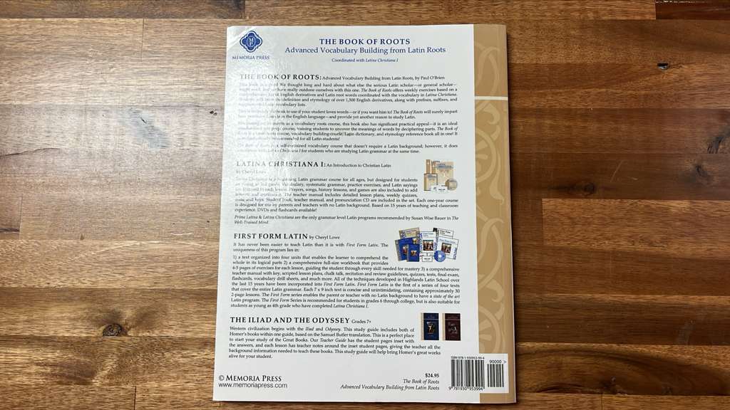 MP The Book of Roots: Adv Vocab Building from Latin Roots