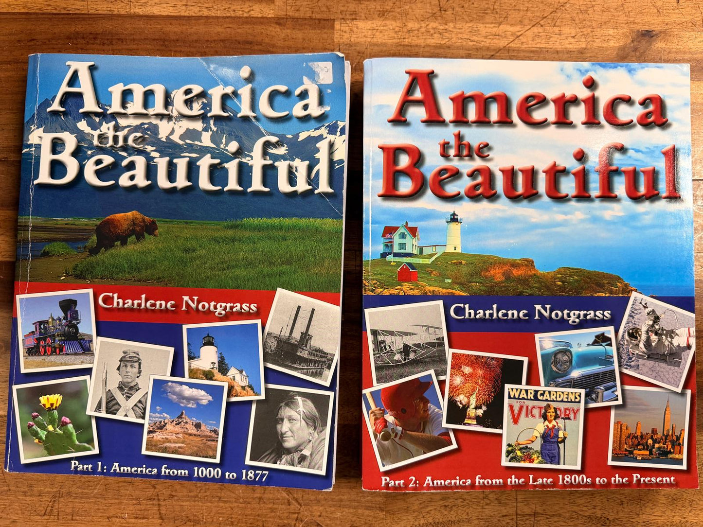 Notgrass America the Beautiful Parts 1 & 2 w/ Answer Key