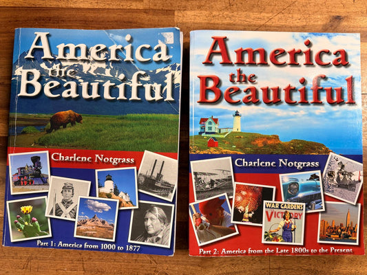 Notgrass America the Beautiful Parts 1 & 2 w/ Answer Key