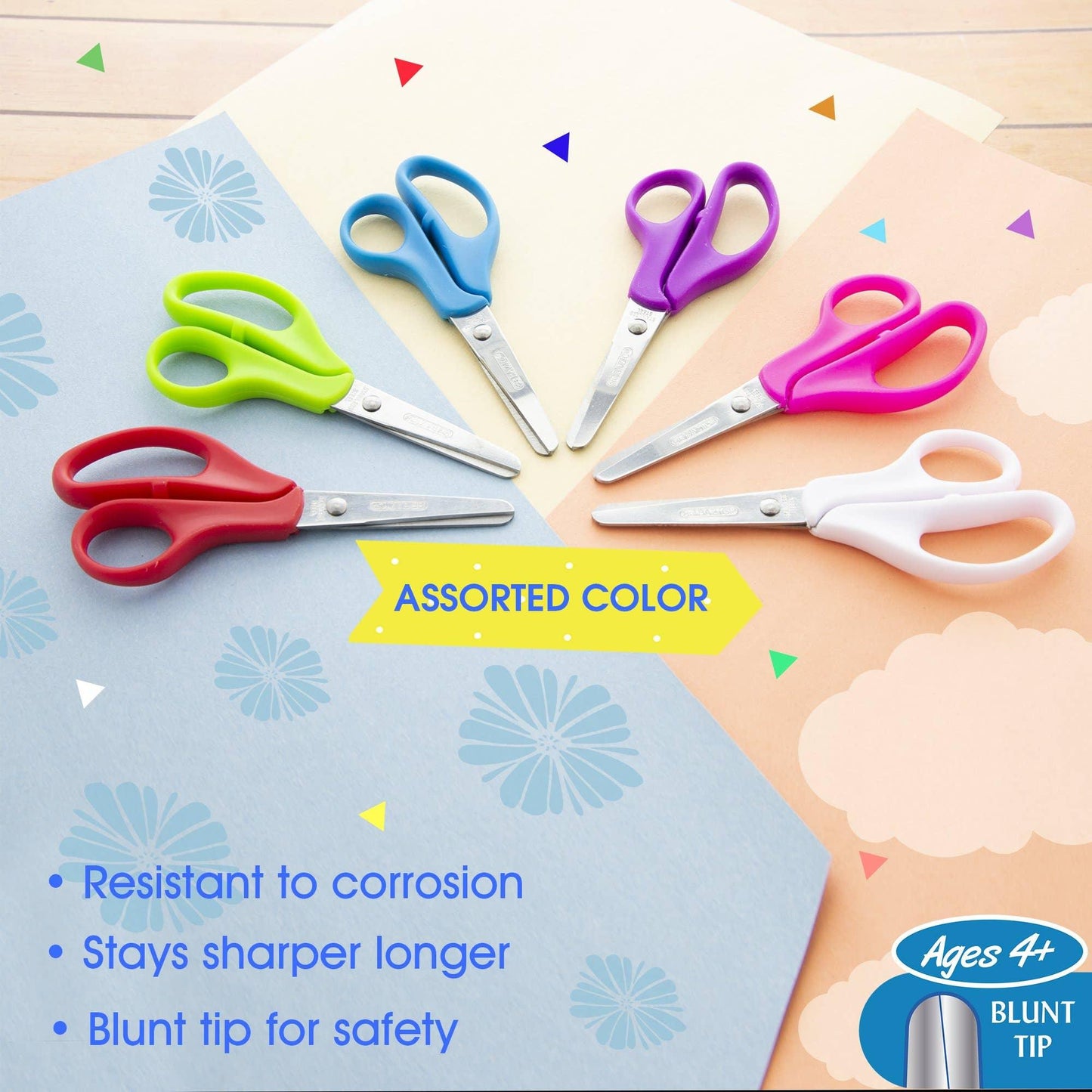 5" Blunt Tip School Scissors