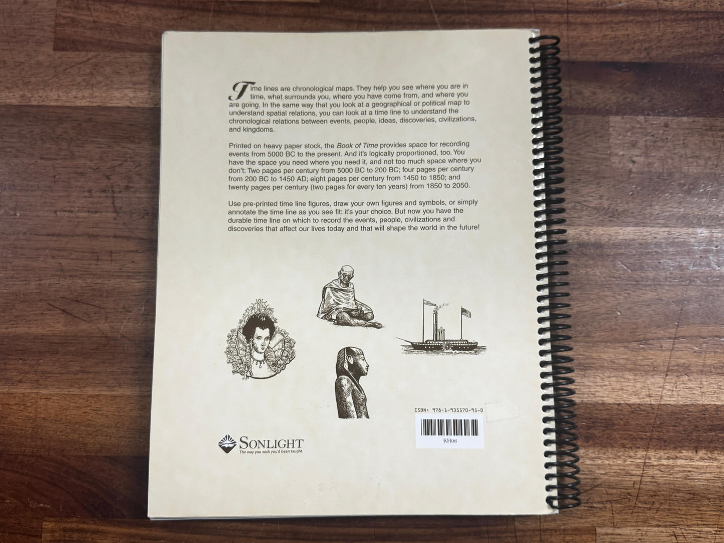 Sonlight Book of Time - Blank Time Line from 5000 BC to...
