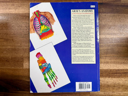 Grays Anatomy: A Fact-Filled Coloring Book - Freddy Stark