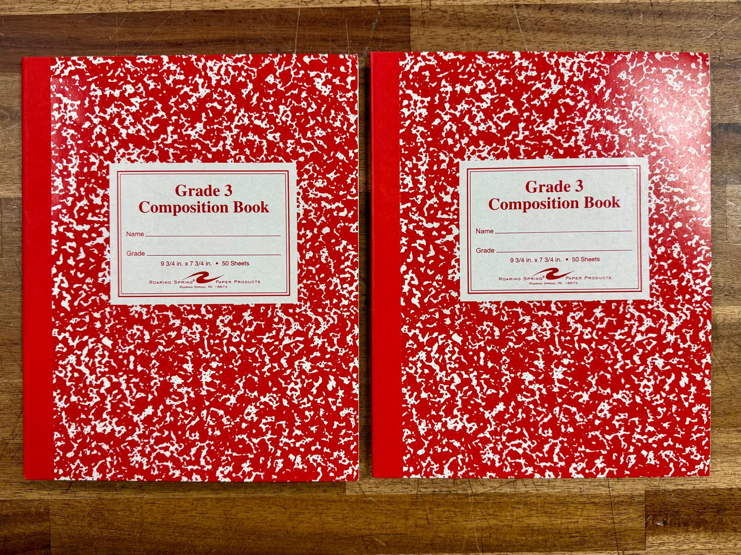Grade 3 Composition Books LOT of 2