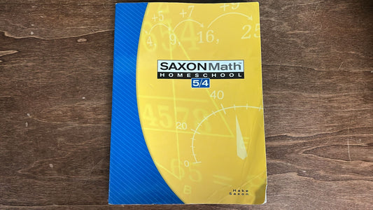 Saxon Math Homeschool 5/4 Textbook