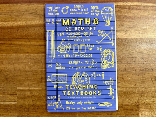 Teaching Textbooks Math 6 CD-ROM Set