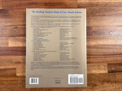 The Reading Teacher's Book of Lists 4th Ed