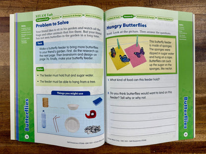 Evan-Moor Skill Sharpeners STEAM Workbook Grade 1 - VG