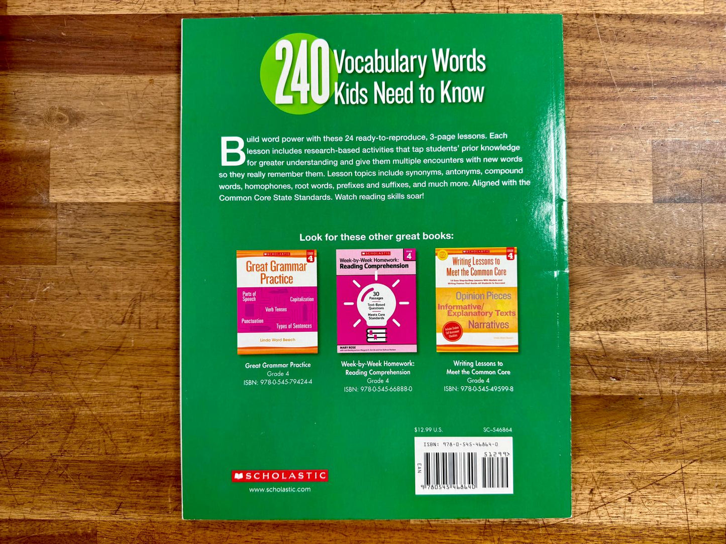 241 Vocabulary Words Kids Need to Know: Grade 4