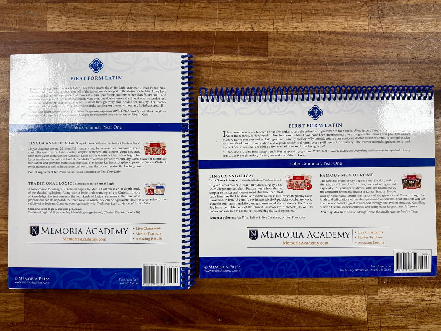 MP First Form Latin Complete SET of 9 - Like New