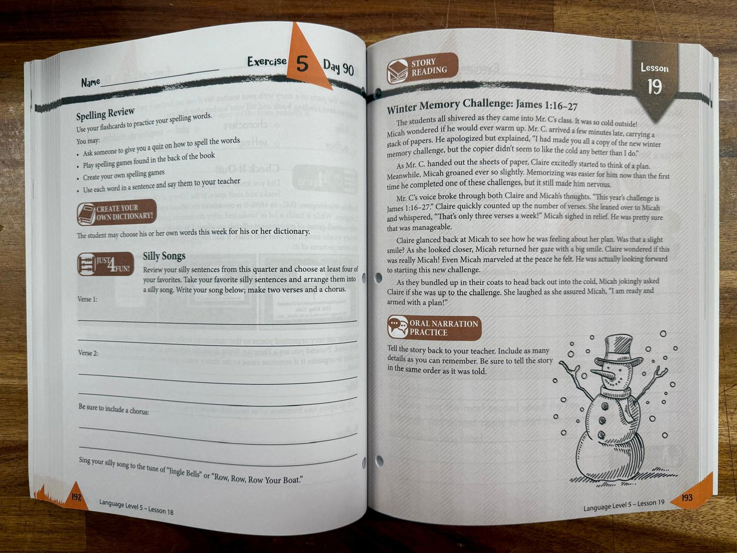 Language Lessons for a Living Education: Grade 5