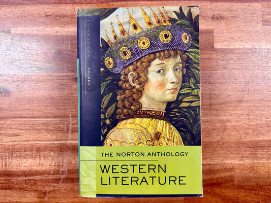 The Norton Anthology of Western Literature 8th Ed Vol. 1 - Good