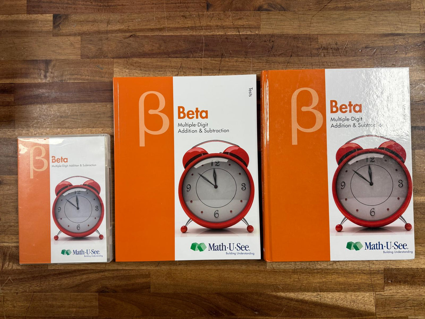Math-U-See Beta Instruction Manual, Tests & DVD - Good & Clean