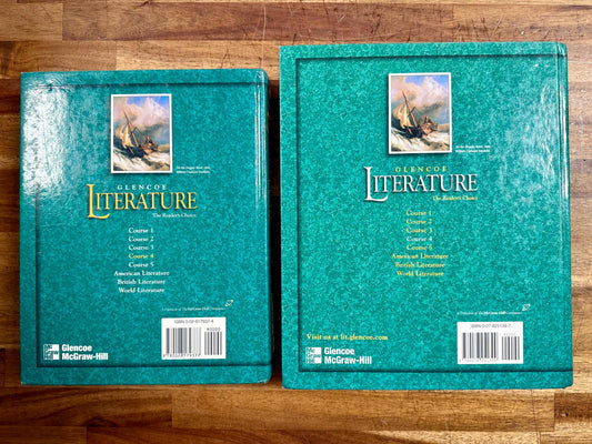 Glencoe Literature Reader's Choice Course 4 Set