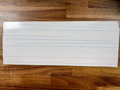 Essex Wares 40 Dry Erase Sentence Strips 16x3 inches