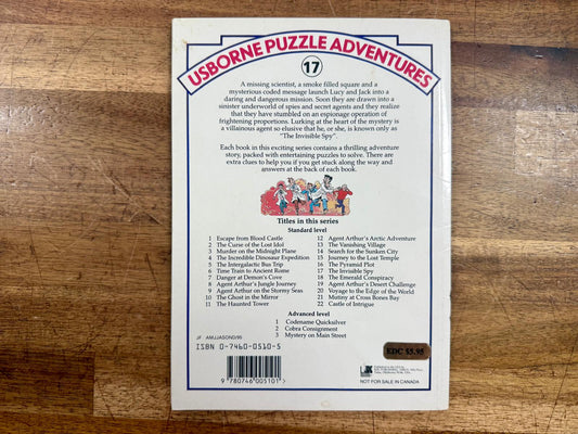 Usborne Puzzle Adventure The Invisible Spy