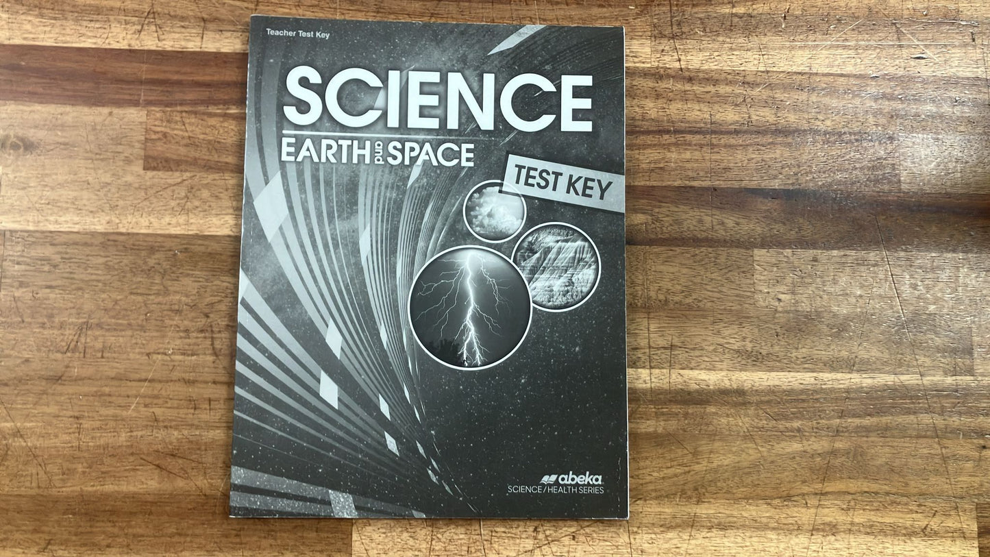 Abeka Science Earth and Space SET of 4