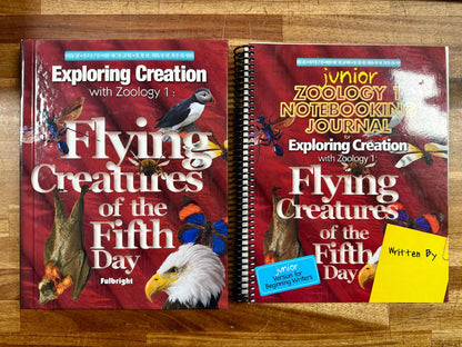 Exploring Creation Zoology 1 Textbook Notebook Journal SET