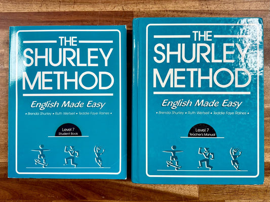 The Shurley Method English Made Easy Level 7 Set - VG
