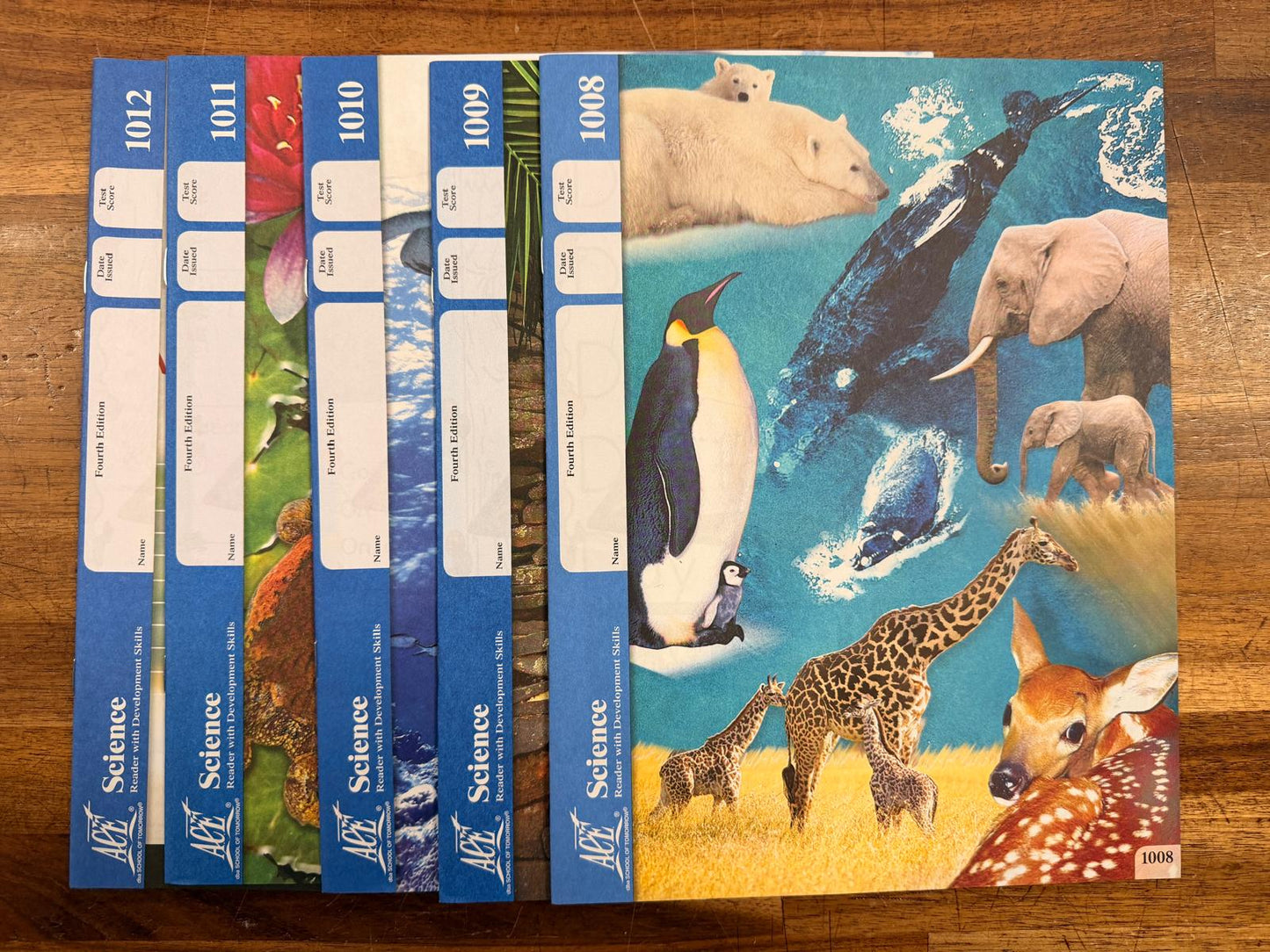 ACE Lot of 3 Packs 1008-1012 (Incl English, Science, Social Studies)