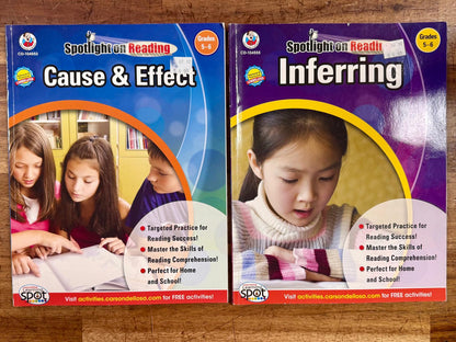 Spotlight on Reading SET of 2: Cause & Effect + Inferring
