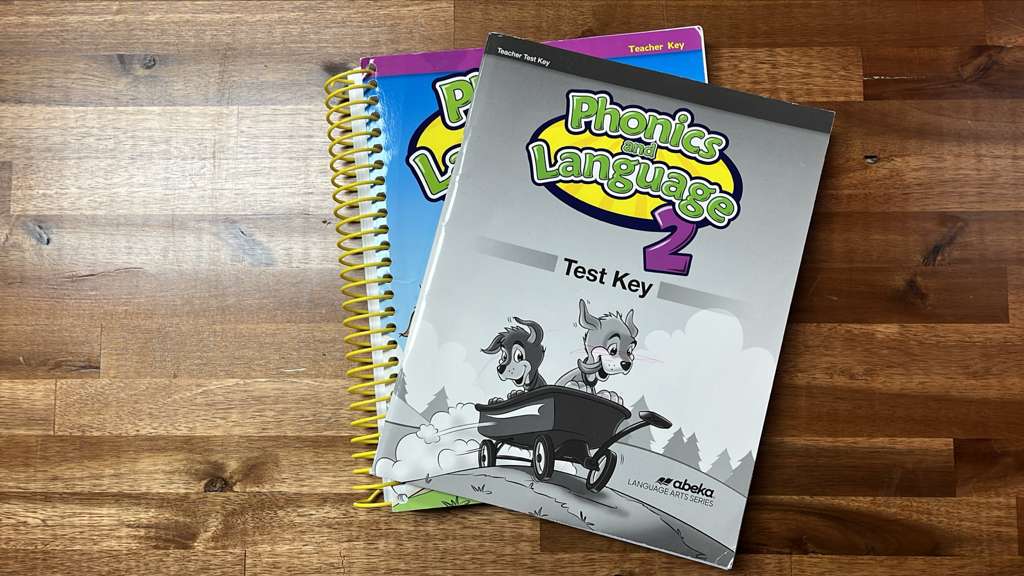 Abeka Phonics & Language 2 Key Set - VG
