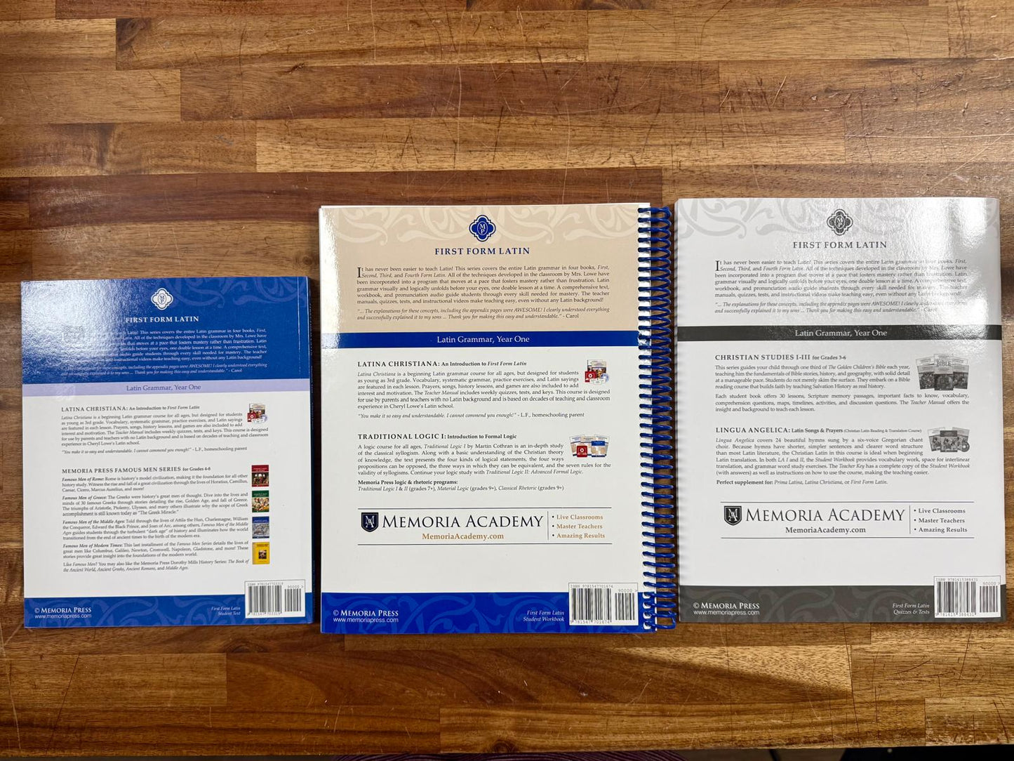 MP First Form Latin Complete SET of 9 - Like New