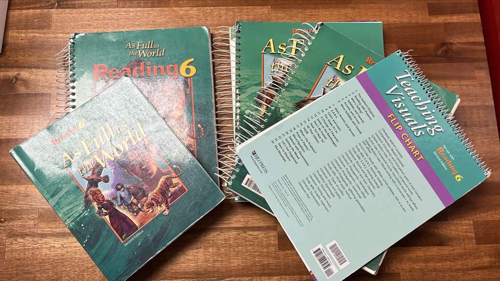 BJU Set of 5, Reading 6