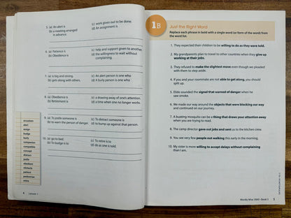 Wordly Wise 3000 Book 5 4th Ed w Answer Key & Test Booklet